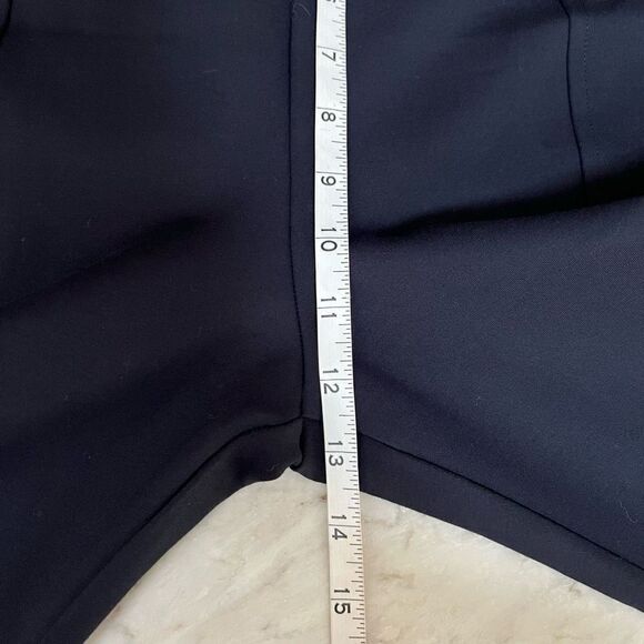 Rag & Bone New York navy blue stretchy ponte skinny pants size L NWOT front seam - Picture 6 of 7